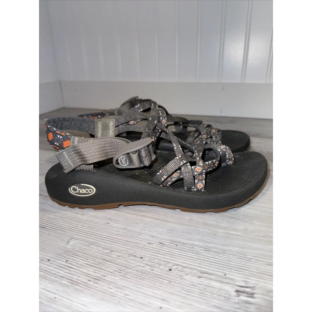 Chaco ZX2 Sandals Creed Golden Double Strap Toe Loop Hiking Water Shoes Sz 6